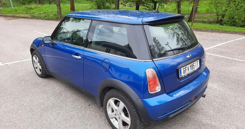 MINI ONE cena 14500 przebieg: 126000, rok produkcji 2006 z Resko małe 154